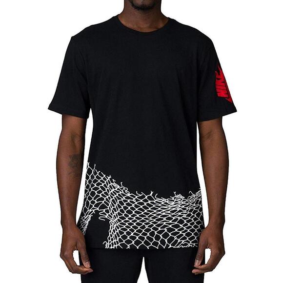 Nike Mens Air Chain Fence Basketball T-Shirt Size L - Picture 1 of 1